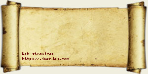 Hana Tasojević vizit kartica